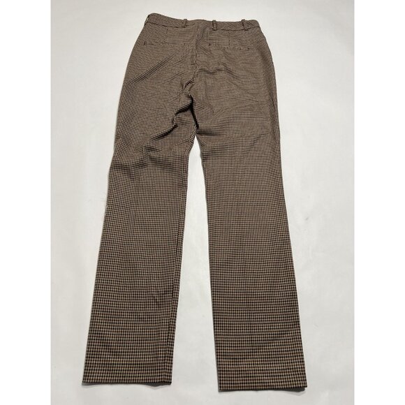 Zara Houndstooth Skinny Pants in Brown - Picture 5 of 6
